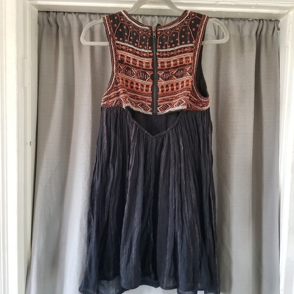 Free People | Aztec Bib Dress - Picture 4 of 10